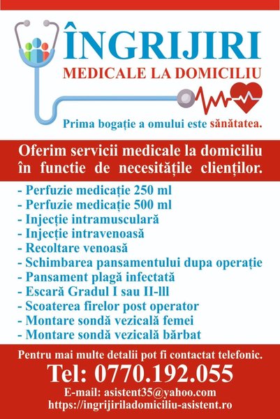 Ingrijiri medicale la domiciliu